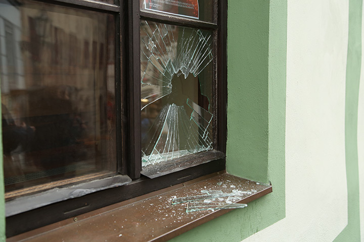 A2B Glass are able to board up broken windows while they are being repaired in Stourbridge.